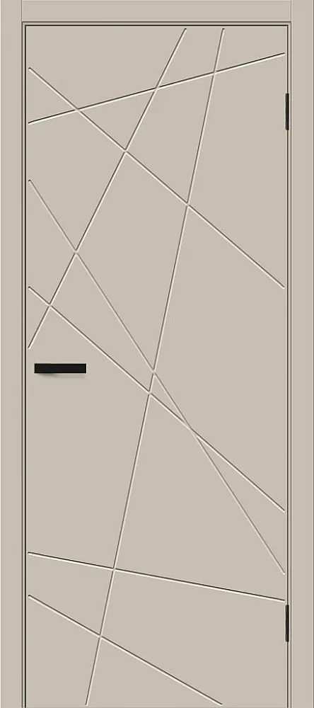 Фото Межкомнатная дверь Граффити-5.Д Cream Pro BR6320